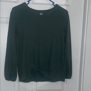 Old Navy Dark Green Long Sleeve Top